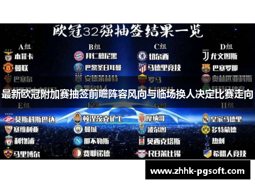 最新欧冠附加赛抽签前瞻阵容风向与临场换人决定比赛走向